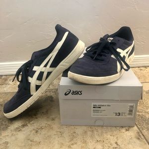 Men’s ASICS gel-vickka trs, navy/white, size 13